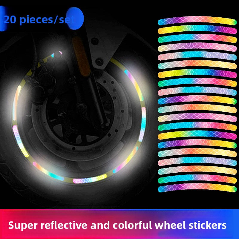 Luminous Reflective Wheel Stickers