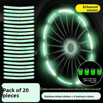 Luminous Reflective Wheel Stickers