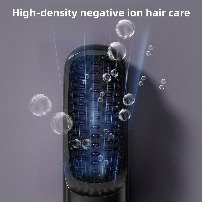 USB rechargeable negative ion hair straightener