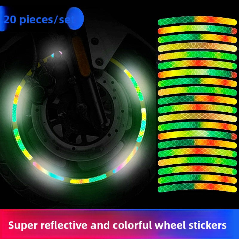 Luminous Reflective Wheel Stickers